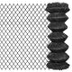 Vidaxl Mesh Fence 25x1 m Grigio in acciaio