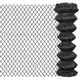Vidaxl Mesh Fence 25x1,25 m in acciaio grigio