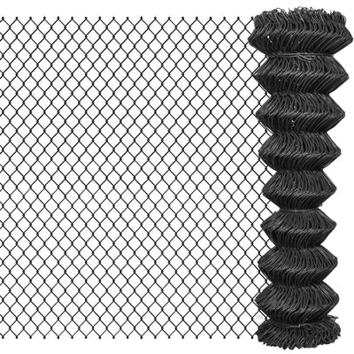 Vidaxl Mesh cerca 25x1.5 m de acero gris