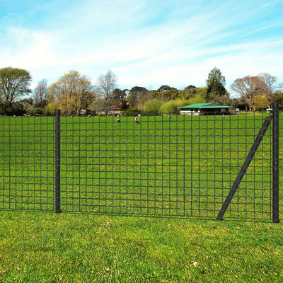 Vidaxl HEK 10x0.8 m de acero gris