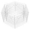 Vidaxl Gabion Fiorter Insent esagonale 100x90x50 cm
