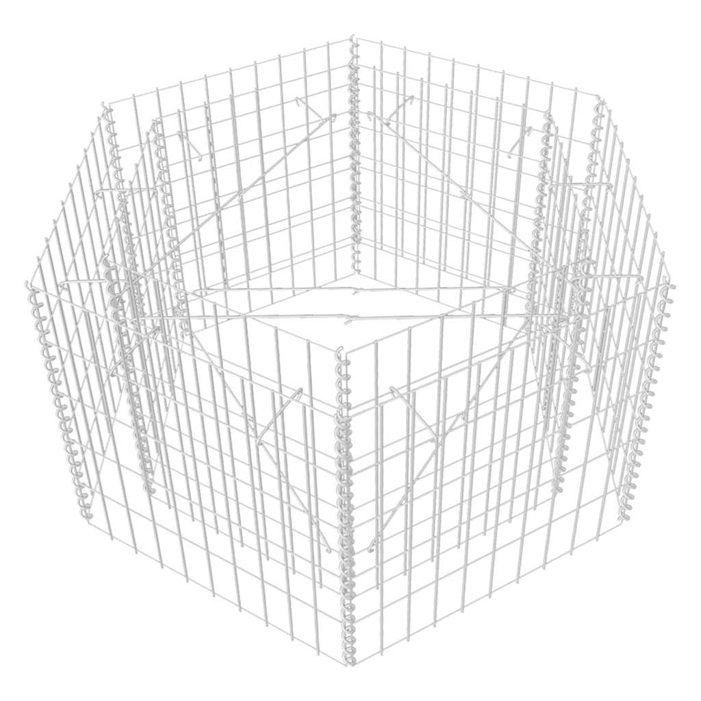 Vidaxl Gabion Fiorter Insent esagonale 100x90x50 cm