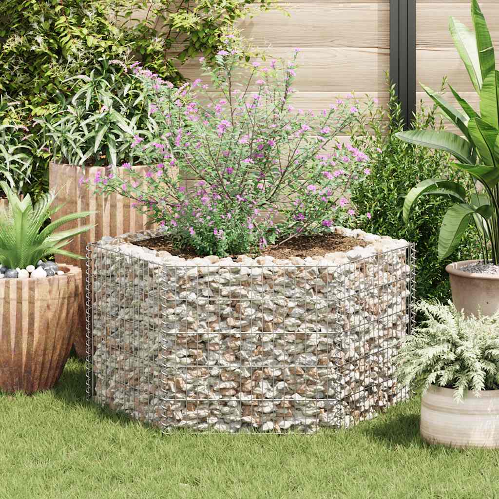 Vidaxl Gabion Fiorter Insent esagonale 100x90x50 cm