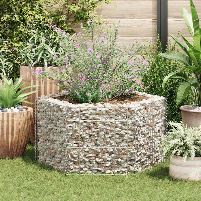 Vidaxl Gabion Fiorter Insent esagonale 100x90x50 cm