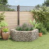 Vidaxl Gabion Plantador Insentado Hexagonal 160x140x50 cm