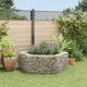 Vidaxl Gabion Plantador Insentado Hexagonal 160x140x50 cm