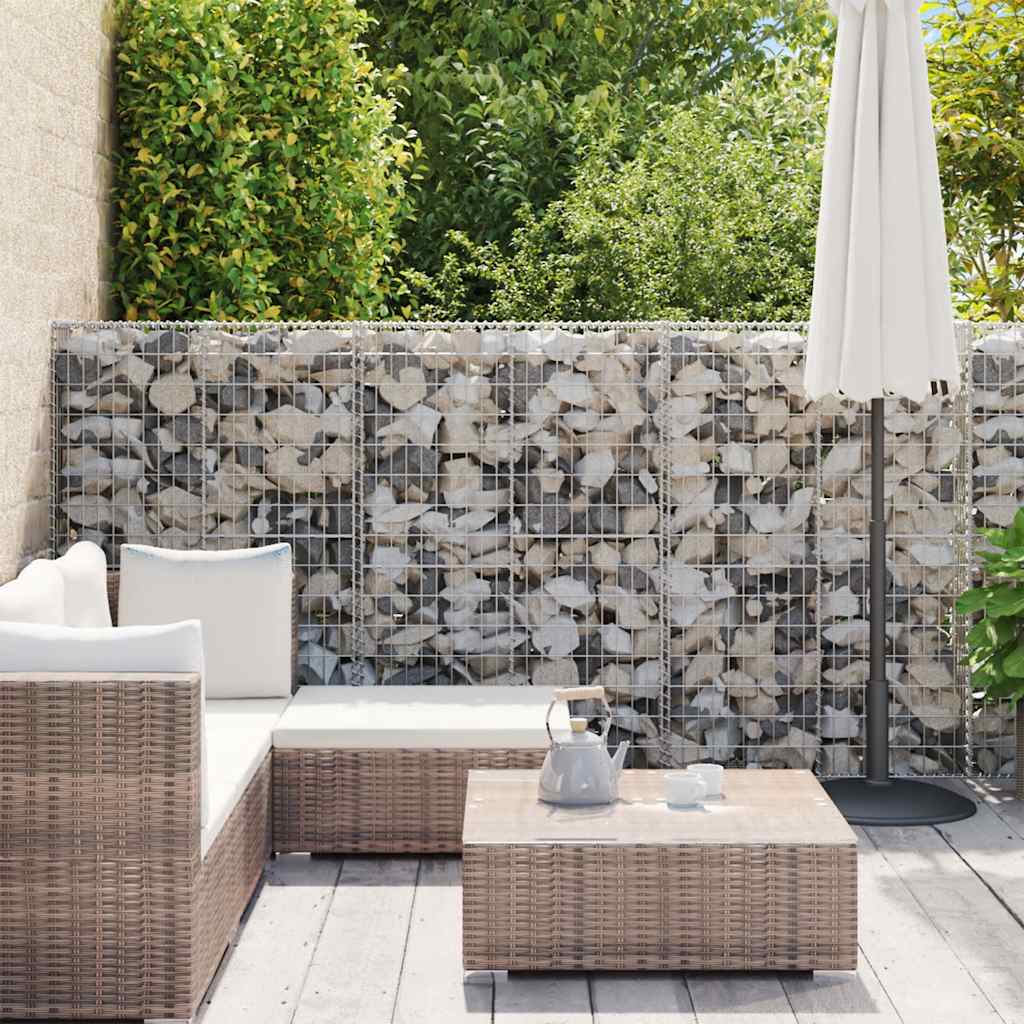 Vidaxl gabion mand 300x30x100 cm gegalvaniseerd staal