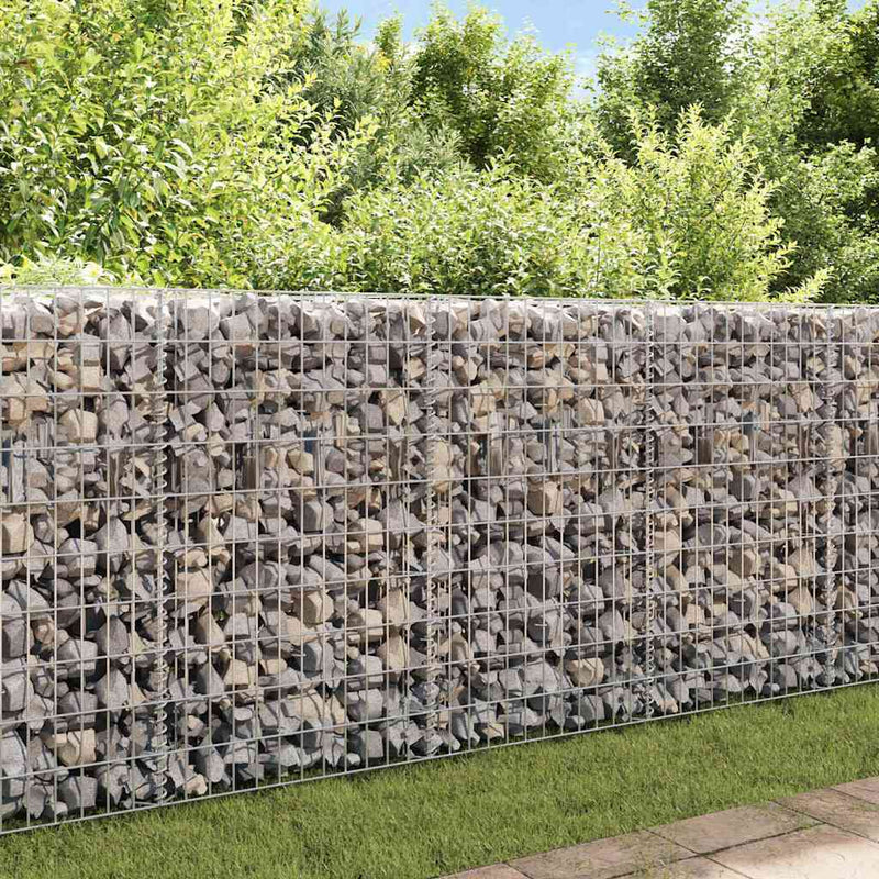 Cesta de gabión Vidaxl 120x30x100 cm de acero galvanizado