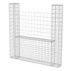 Canasta de gabión Vidaxl en forma de U 160x20x150 cm de acero