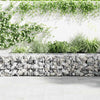 Canasta de gabion vidaxl 100x50x50 cm de acero galvanizado