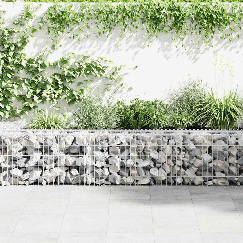 Canasta de gabion vidaxl 100x50x50 cm de acero galvanizado
