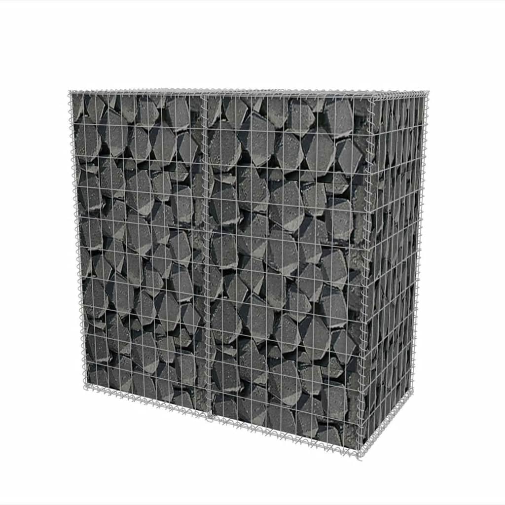 Canasta de gabión Vidaxl 100x50x100 cm de acero galvanizado