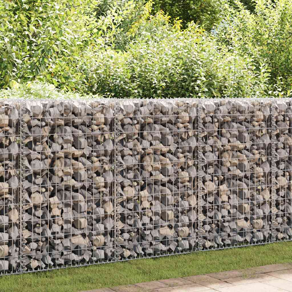 Vidaxl gabion mand 150x50x100 cm gegalvaniseerd staal