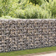 Vidaxl gabion mand 200x50x100 cm gegalvaniseerd staal