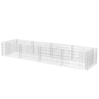 Scatola di pianificazione GABION Vidaxl Acciaio 360x90x50 cm