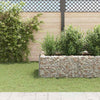 Vidaxl gabion plantenbak verhoogd 360x90x50 cm staal