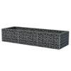 Vidaxl Gabion Planning Box elevada 270x90x50 cm de acero