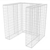 Vidaxl Schanskorf Conversión de contenedor de basura única 110x100x120 cm de acero