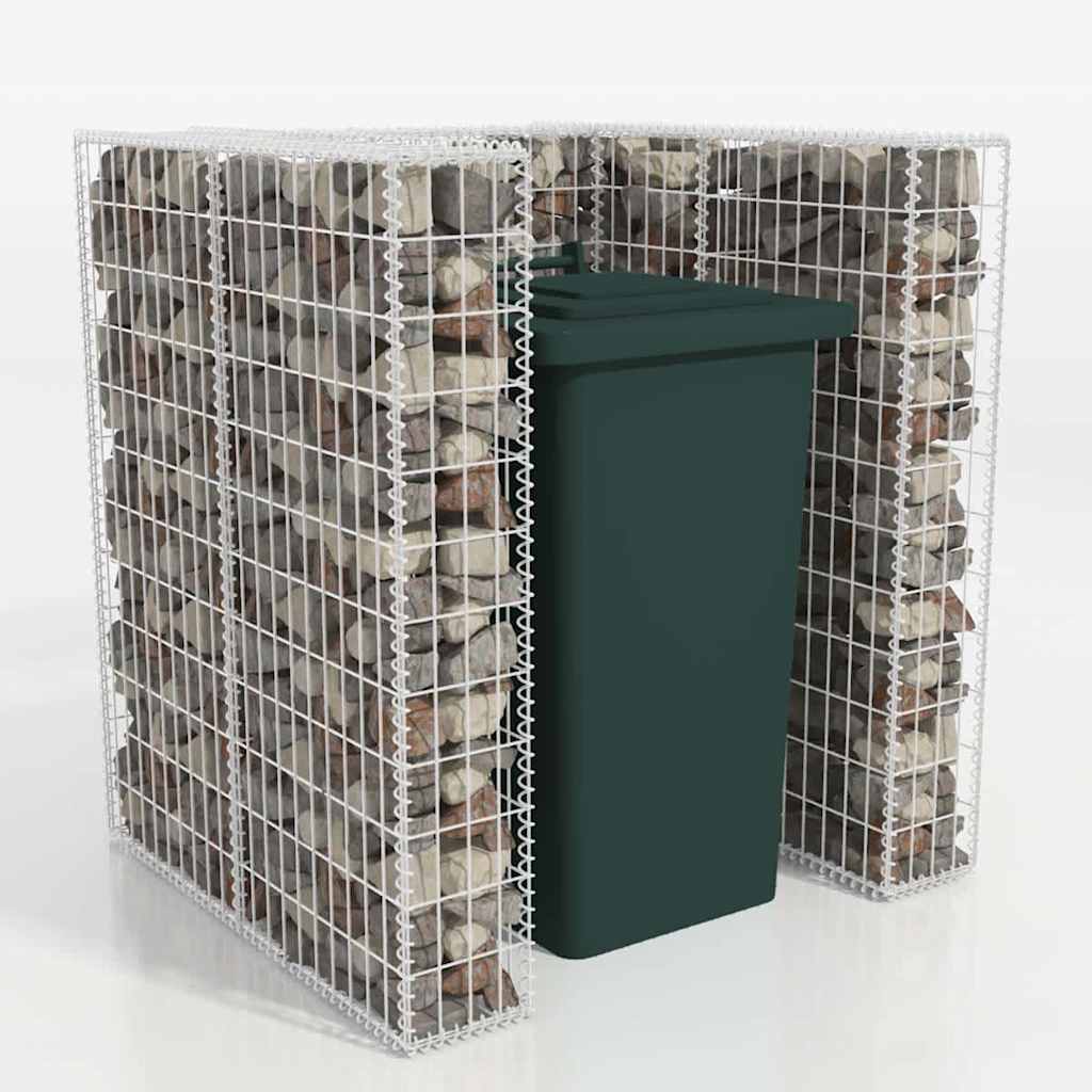 Vidaxl Schanskorf Conversión de contenedor de basura única 110x100x120 cm de acero