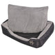 Vidaxl Dog Letto con cuscino imbottito Sagni Nero