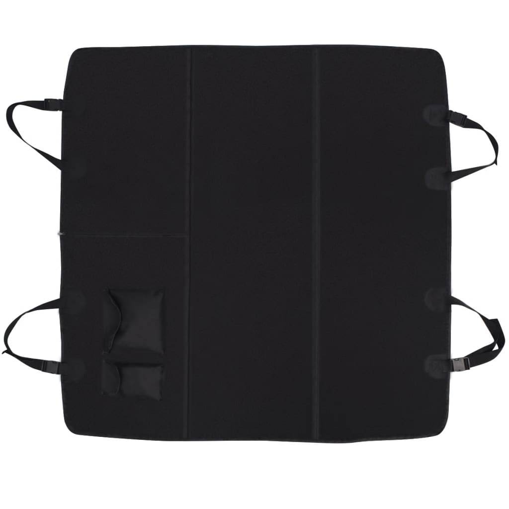 Vidaxl PETS COPERCHIO SETTO POSTERIORE 148X142 NERO