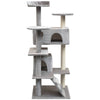 Vidaxl rascador para gatos con postes rascadores de sisal 125 cm gris