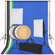 Vidaxl Photo Studio Set con sfondi a 5 colorati 2 softboxes