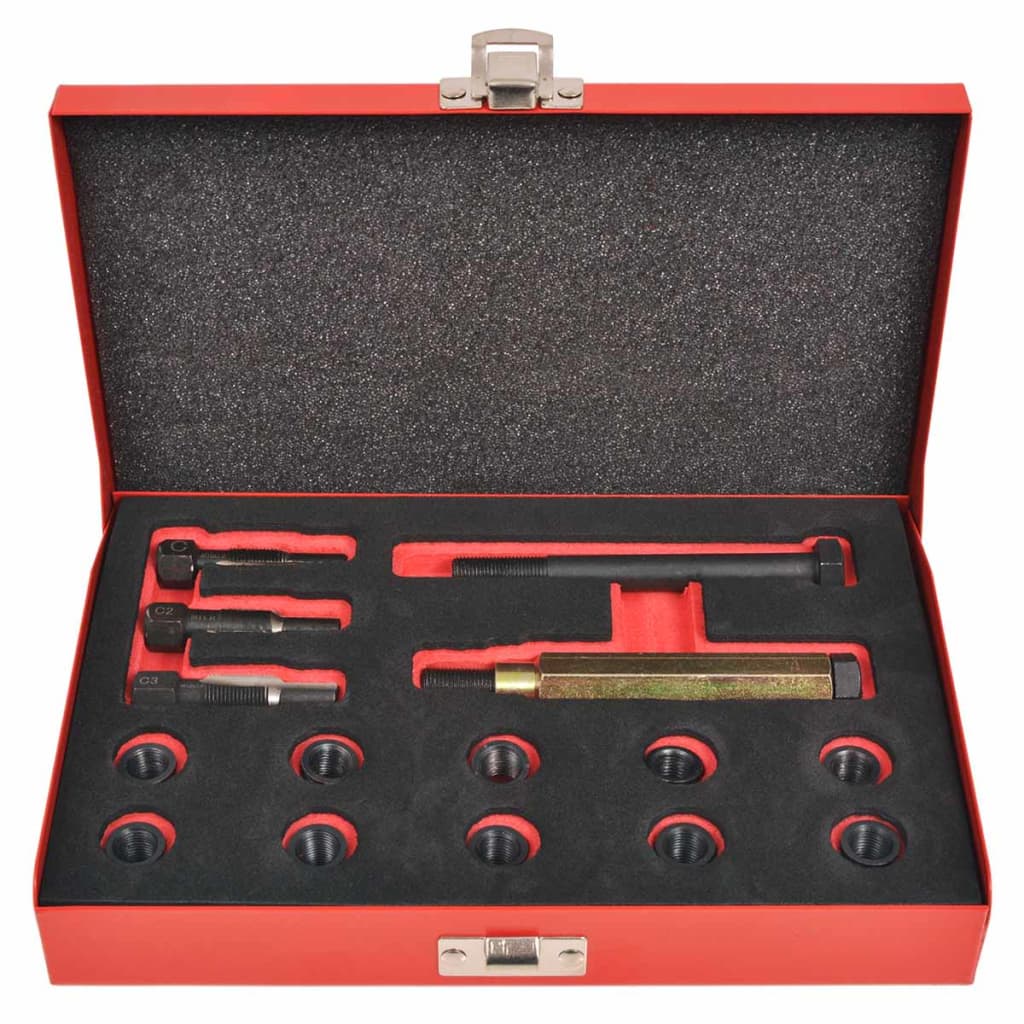 Vidaxl Glowa Plug Wire Repair set m10 x 1,0 mm 15 pezzi
