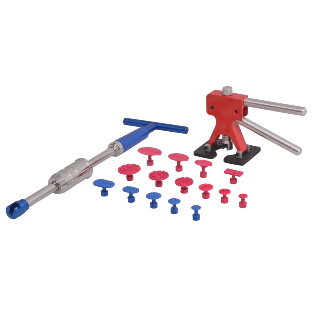 Vidaxl Set abollado de 50 piezas sin rociar acero inoxidable