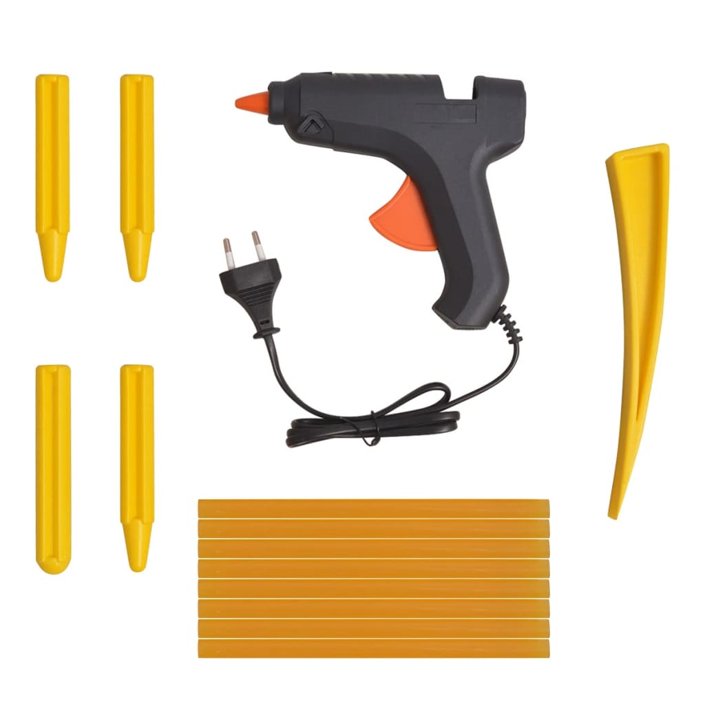 Vidaxl Set abollado de 50 piezas sin rociar acero inoxidable
