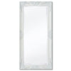 Vidaxl Mirror de pared Barroque 100 x 50 cm blanco