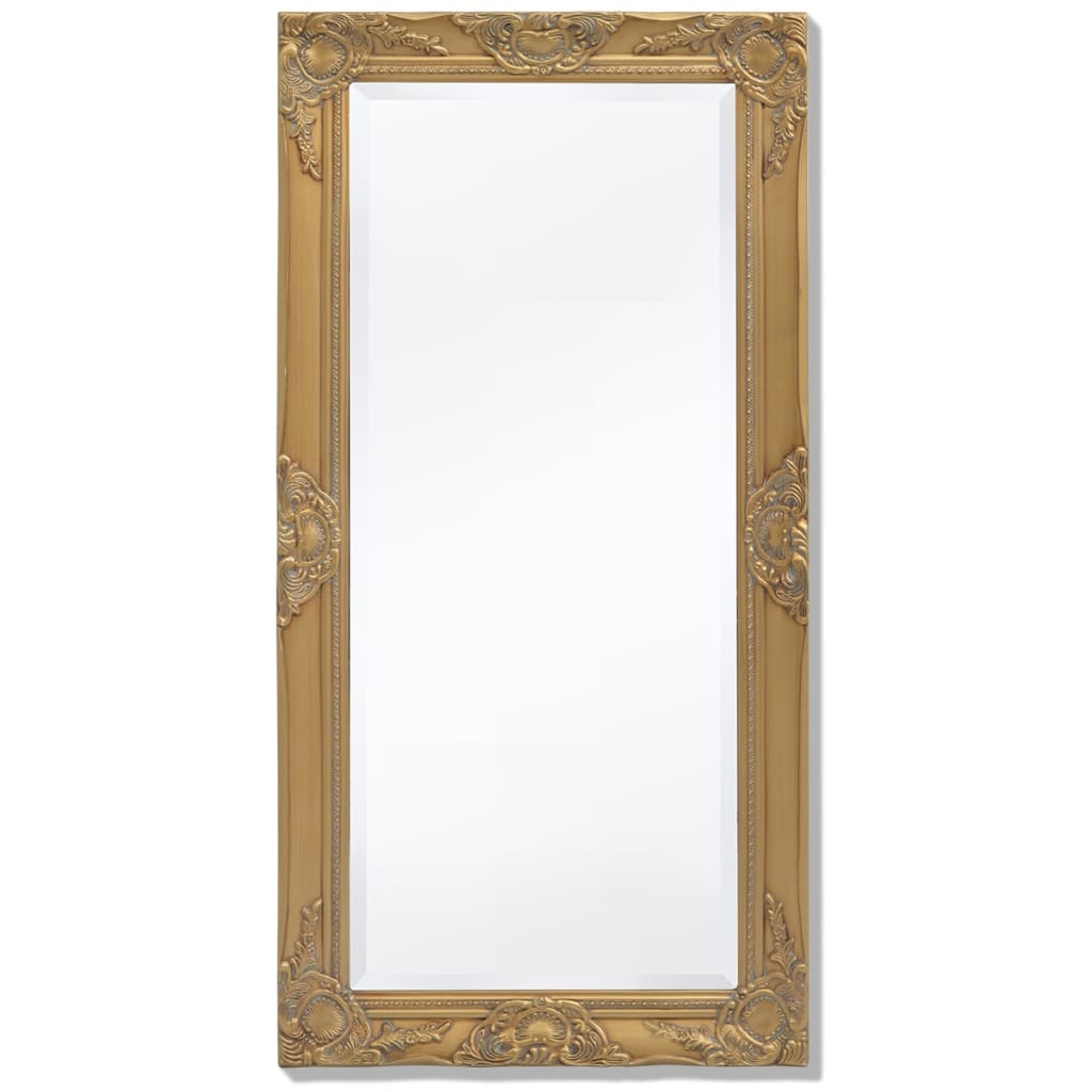 Vidaxl Specchio da parete barocco 100 x 50 cm oro