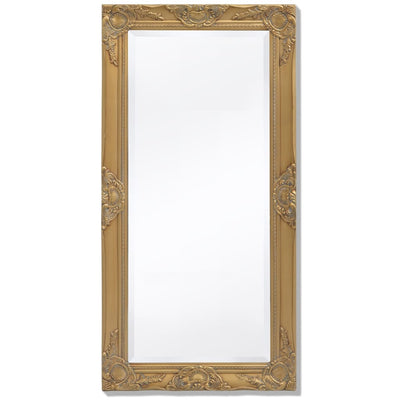 Vidaxl Mirror de pared Barroque 100 x 50 cm de oro