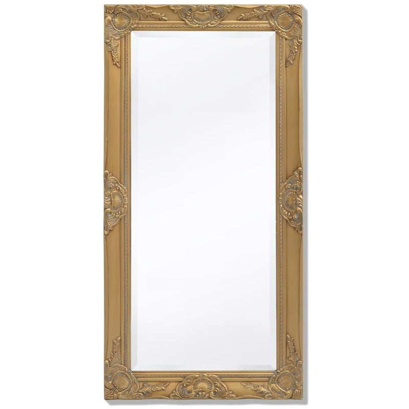 Vidaxl Specchio da parete barocco 100 x 50 cm oro