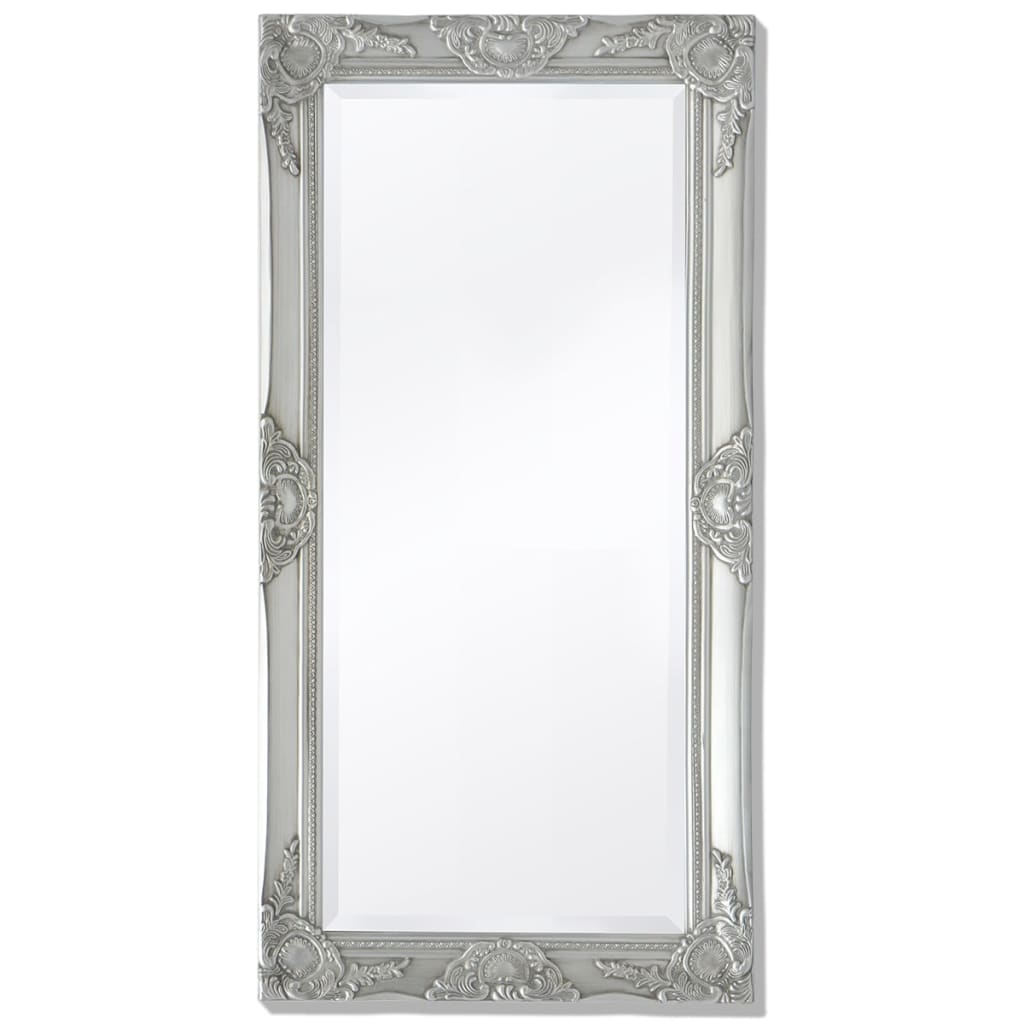 Specchio da parete Vidaxl barocco 100 x 50 cm in argento