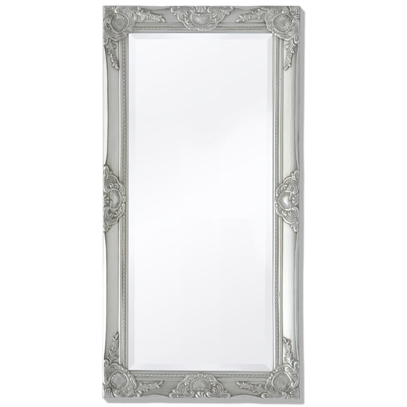 Specchio da parete Vidaxl barocco 100 x 50 cm in argento