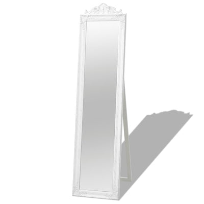 Vidaxl Mirror Style barocco distaccato 160x40 cm bianco