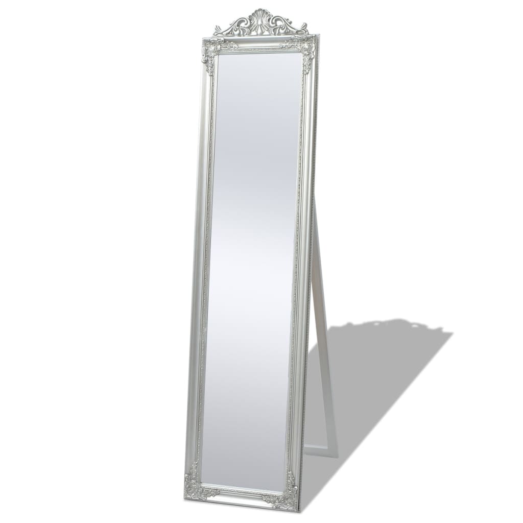 Vidaxl Mirror separado Barroque 160x40 cm de plata