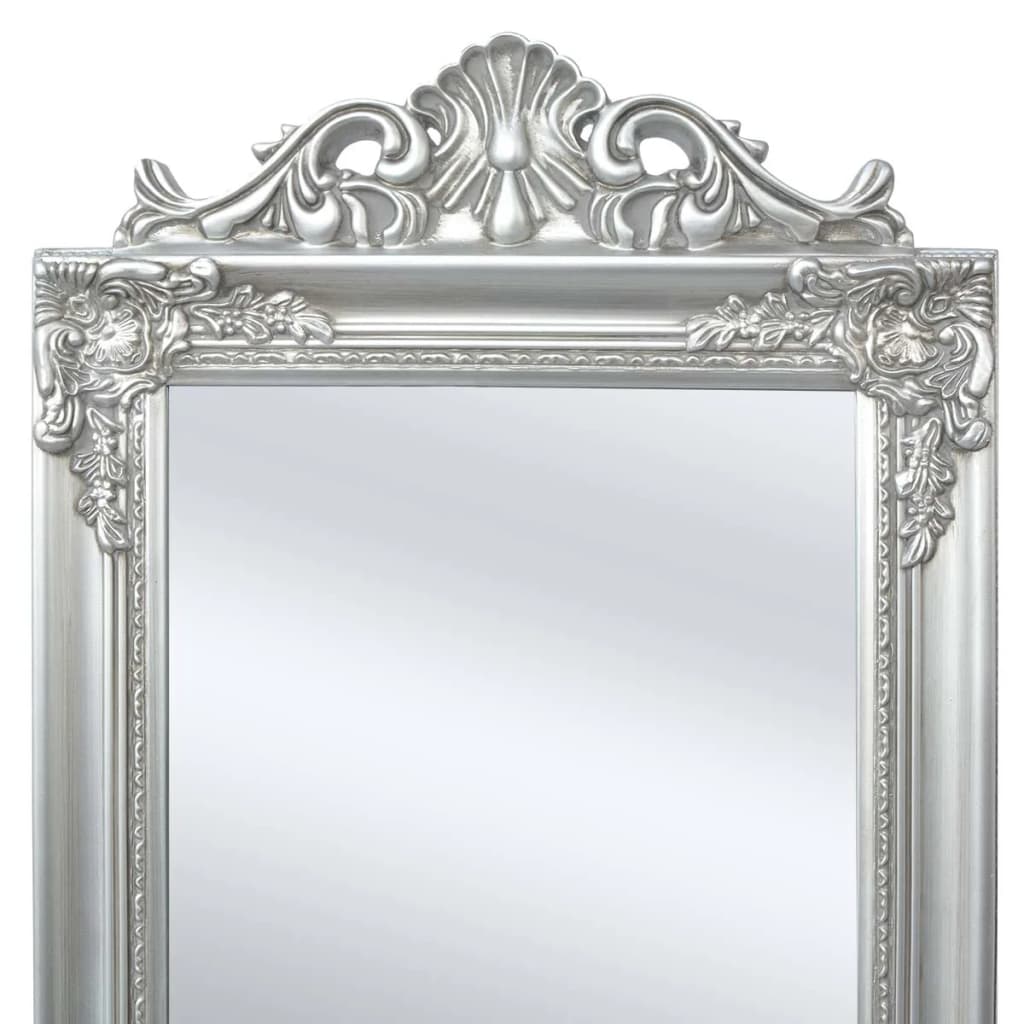 Vidaxl Mirror separado Barroque 160x40 cm de plata
