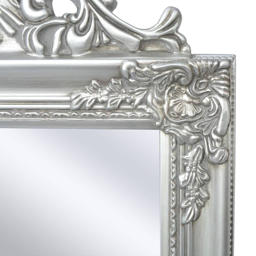 Vidaxl Mirror separado Barroque 160x40 cm de plata