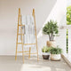 Vidaxl Double towel ladder with 5 steps 50x160 cm bamboo