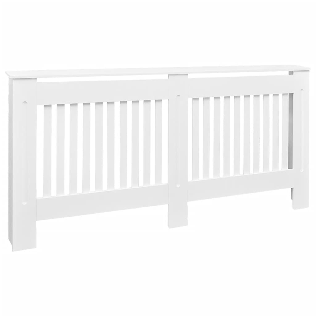 Vidaxl Construcción de radiador White MDF 172 cm