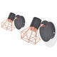 Vidaxl Wall lamp E14 Black and Copper 2 sts