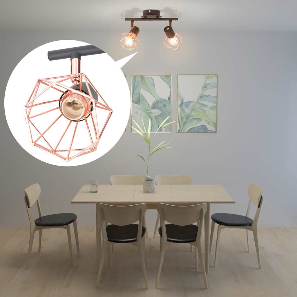 Lampada a soffitto Vidaxl con 2 LED 8 W