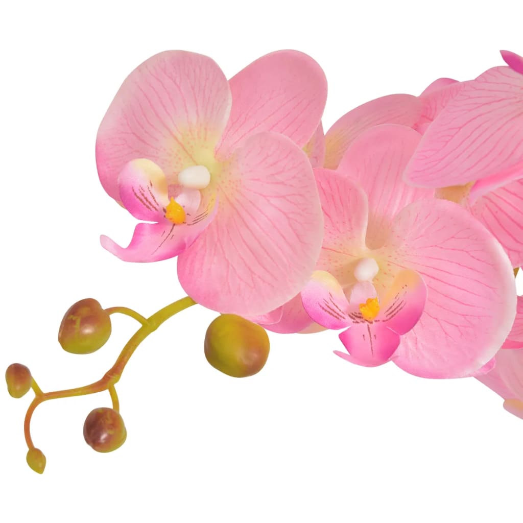 Vidaxl Orchid per piante artificiali con pentola da 75 cm di rosa