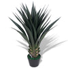 Vidaxl Art Yucca Plant con pentola 85 cm verde