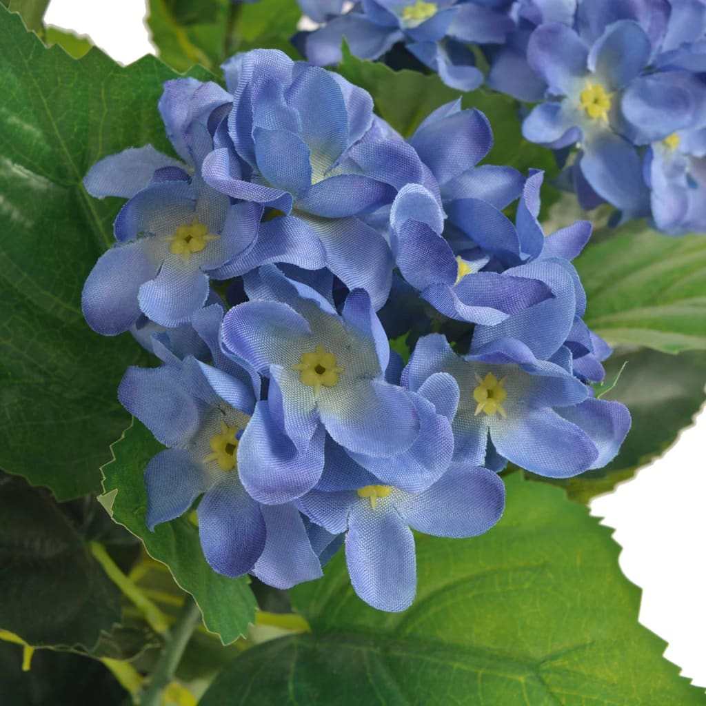 Vidaxl Art Hortensia Plant con pentola 60 cm blu