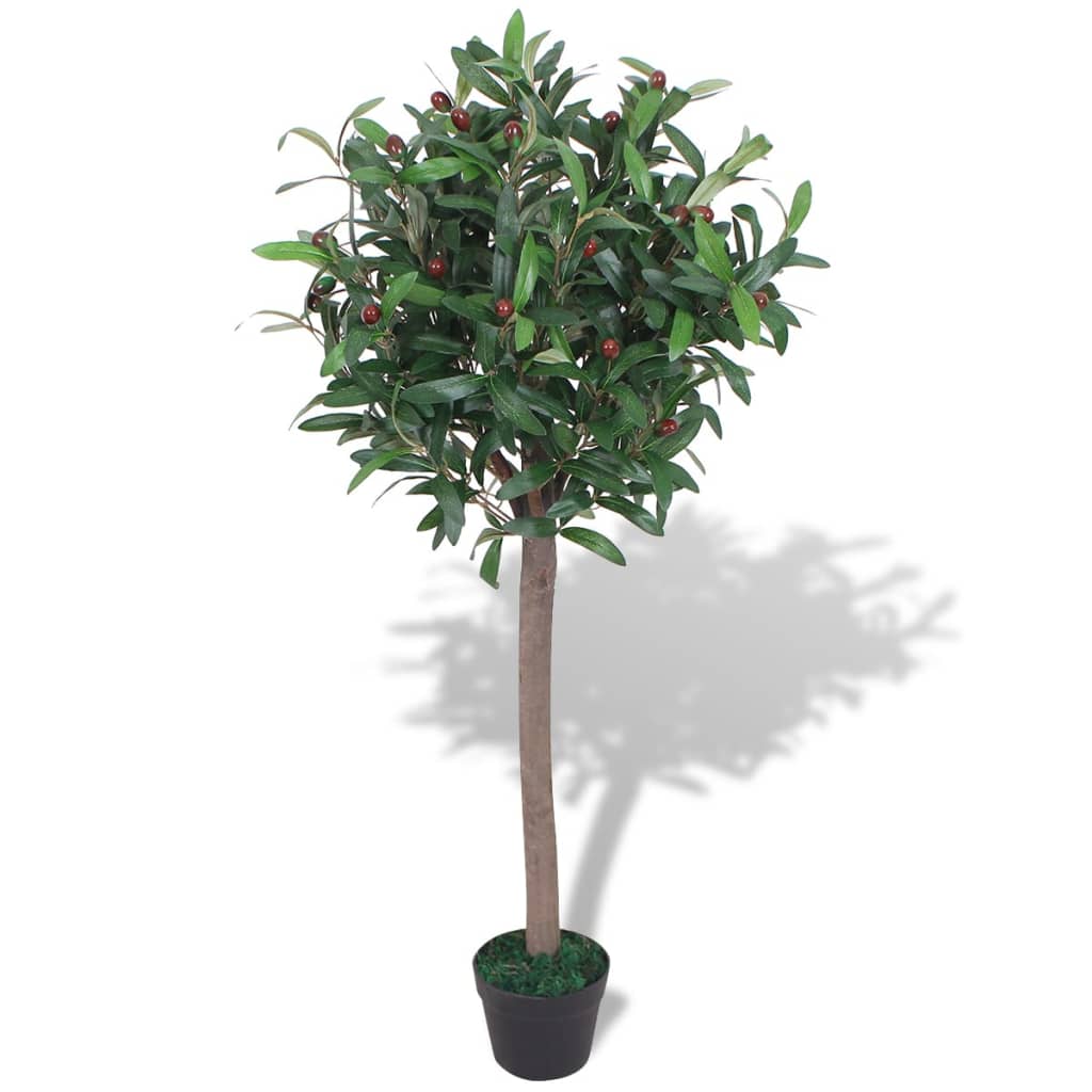 Vidaxl Art Laurier Tree Plants con maceta de 120 cm de verde