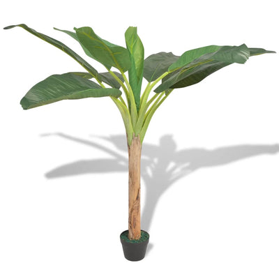 Vidaxl Art Banana Tree Plants con pentola di 150 cm verde
