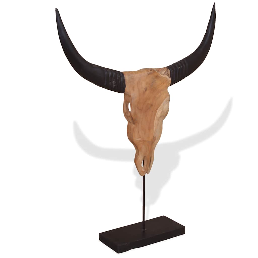 Statua del toro Vidaxx 66x15x88 cm in teak